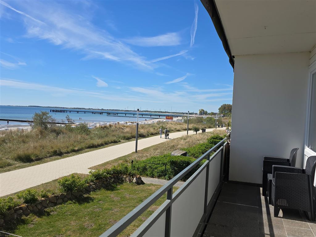 Balkon mit Ostseeblick
